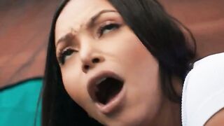 JUICY BLACK MILF TAKES ON WHITE MONSTROSITY  The SWEETEST Anal Fuck Youve Ever Seen!