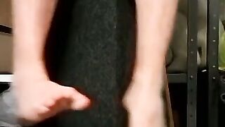 UNLEASH THE BEAST Foot Reveal with the HOTTTEST Young Jock in Town!!!