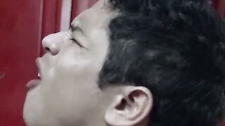 Str8 Latino TURNED Gay After INSANE Mouth Service  Bareback Fcking!