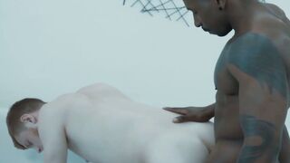 UNLEASH THE BEAST Tattooed Twink Zach Covingtons Butt Volcano EXPLodes for Hung BBC Stallion Max Konnor!