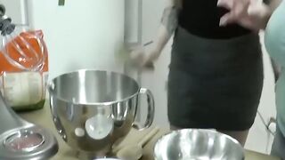GET READY FOR THE MOST EPIC GILF ANAL FUCK OF YOUR LIFE! Classy UK Granny Takes on a Slim, Tattooed Vixen in a Sizzling Kitchen Encounter!