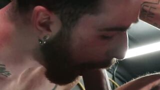 UNLEASH THE BEAST 2 TATTOOED HUNKS WILL SCALD YOUR ASS WITH FERVENT PASSION!