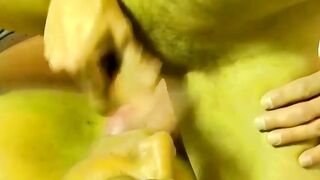 UNLEASH THE BEAST Huge White Rod Craves Black Throat!