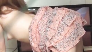 Japanese Sweethearts Slutty Secret Caught Masturbating to Hardcore Porn!