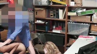 JUSTICE SERVED Thieving Teens Get ROCKED by Dominant Security Officer!