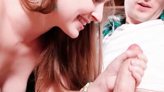 Brunette Bombshell Laney Greys BIGGEST Dare Her Insatiable Boobs  Mouth Are READY FOR ACTION!