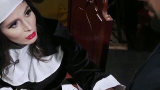 VOLuptuous Vixen Korra Del Rio BDSMwhips Faithful DJ in ChurchThrone Room