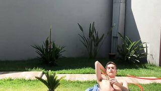 SIZZLING SUMMER TRYST Henry Evans Gets ROASTED by the Sun and Blasts Off to Orgasmic Bliss!