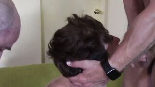 MEGA DOUBLE PENETRATION Inferno Drew Dixons anus on fire with 2 massive cocks!