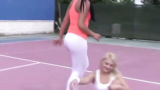 Aceing the Game of Lust 2 Sizzling Babes Trade Rackets for Daring Desire