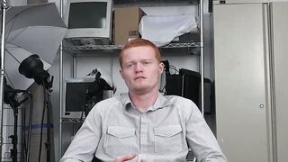 OFFICE JUNGLE BBC Boss Dominates Innocent Ginger Intern!