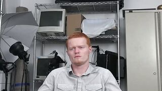 OFFICE JUNGLE BBC Boss Dominates Innocent Ginger Intern!