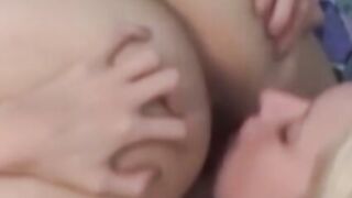 UNLEASHED HORROR Slutty Blonde Sasha Rams Hideous Cock Down Her Throating Gagpipe in Torturous 3Way Grindhouse Freakfest!!!