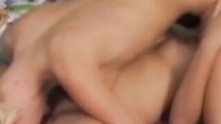UNLEASHED HORROR Slutty Blonde Sasha Rams Hideous Cock Down Her Throating Gagpipe in Torturous 3Way Grindhouse Freakfest!!!