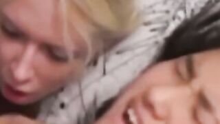 UNLEASHED HORROR Slutty Blonde Sasha Rams Hideous Cock Down Her Throating Gagpipe in Torturous 3Way Grindhouse Freakfest!!!