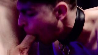 Bound Zayne Bright and begging for Tyler Tanners rough twink dick