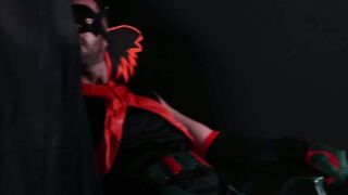 Restrained Gio Carrera eagerly obeys to his perv captor Marco Lorenzo
