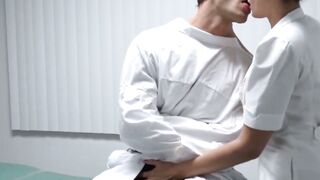 MILF Nurse Seduces Bad Boy Patient for Kinky threesome with Hot Animated Babysitter!