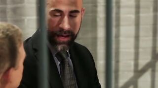 LOCKDOWN LEWDNESS Brawny B83dy Bastard Brutalizes Beautiful Boy in Maximum Security Madness!