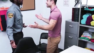 LOCKED UP AND UNLEASHED 8inch BBC Takes Down Chiseled Cop in Raw, Untamed fucks!!!