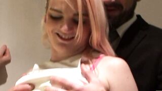 BURNING DESIRE  Young Blonde Slut Gets Her Ass RAVAGED by a Hungry Maverick!