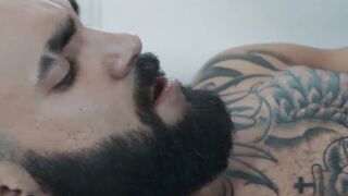 UNCUT INSANITY Tattooed Hunk Zaddys JAWDROPPING Interracial Anal Orgasm