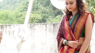 Marathi Bhabhi Boyfriend ke sath Chhat per Chudi Hota hai Siyahi Jesus!