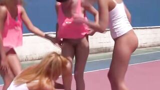 UNCUT  Blonde Bombshell Gets DESTROYED by Her Younger GF in a SCREAMINGLY HOT Threesome!
