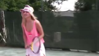 UNCUT  Blonde Bombshell Gets DESTROYED by Her Younger GF in a SCREAMINGLY HOT Threesome!