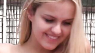 UNCUT  Blonde Bombshell Gets DESTROYED by Her Younger GF in a SCREAMINGLY HOT Threesome!