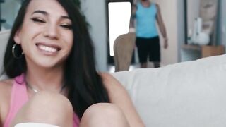 MINDBLOWING TRANS ACTION! Kasey Kei Takes On Two Giant Cocks  Who Will Fill Her First!