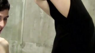 UNBELIEVABLE Aussie Shower Shocker  Panda and Matts Explicit kiss and Sucking Frenzy