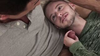 UNbelievable StepCousin Sextastic Triple Threat! Trans Hottie Asher Richards Takes ON TWO PHALLUSES at Once!