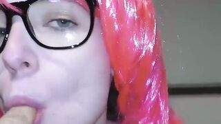 MINDBLOWING BLowjob CONTAINMENT BREACH! Miss Pink Devours Rule Mansticks xD to the Brim with Her Insatiable Hungry Throat!