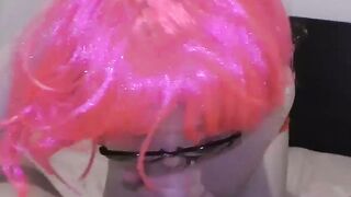 MINDBLOWING BLowjob CONTAINMENT BREACH! Miss Pink Devours Rule Mansticks xD to the Brim with Her Insatiable Hungry Throat!