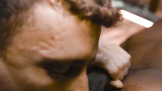 Slim Santana SLAMS 10 Inches of UNBRIDLED HORROR into Justin Matthews PLEASURABLE PUSSY