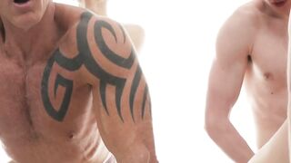 UNLEASH THE BEAST 8Pack DILFs Devour Twinks in Epic Gay Group Sex Fest!