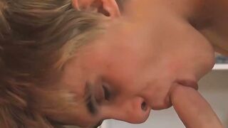 UNLEASH THE BEAST Giant Cock Teen Dustin Hawthorne Conquers Tiny Twink in Raw Missionary Murder!