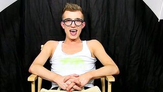 UNBELIEVABLE TWINK TANNEr SHARP EXPOSES ALL Exclusive Interview Turns into NASTY DILDO FUCK FEST!