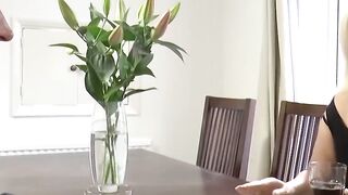 Brit Beauty Grandma Cums on Cock, Fucks Deep in Creampie Ending