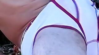 MIND BLOWING Unbuttoned studs get off wild in the woods!