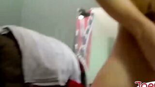 Horny amateur fuckers jerking off their cocks and fucking