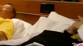 Horny amateurs exchanging blowjobs and fucking assholes