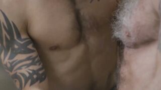 B Poster Banging!!! Silver Fox Lance Charger DESTROYS Tiny Dicked Ryan Conner in Brutal Gaping Anal FUCKFest!