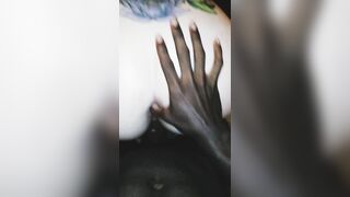 Pregnant mom Blows, Fucks big black dick and Plays with CUMSHOT