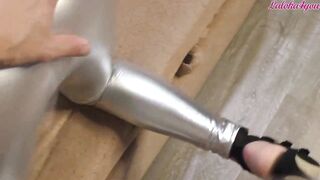Passionate women With Glasses Gently Blows Long Dick Next Door -