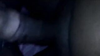 Cum on Unshaved Black Cunt