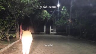 Sexual hotwife getting ready to cause, but the city was