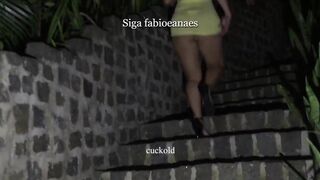 Sexual hotwife getting ready to cause, but the city was
