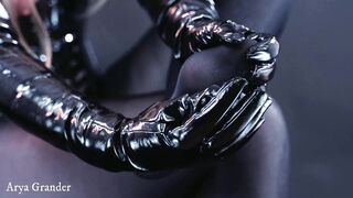 Feet Bondage Nylon into Ebony Tights. FETISH Fetisch Film of